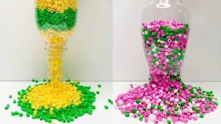 만족스러운 영상 ASMR #11 | 다양한 색상의 구슬을 이용한 Satisfying Video, Perler Beads Video