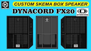 SKEMA BOX SPEAKER || DYNACORD FX20 || SPEAKER 18inchi