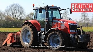 Spading with a MF 7624 - Reimink - Den Ham | Spitten met een MF 7624