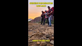 Sekilas Track Gunung Papandayan, ngecamp di Ghober Hoet, Garut 19 Feb 2023