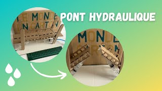 Fabriquer un pont hydraulique en carton || EXPÉRIENCE