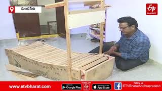 చెక్కతో ట్రెడ్​మిల్.. సూపరో సూపర్! || unique wood treadmill