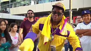 Lakers fans react to LeBron James news at Staples Center