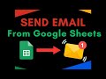 ✉ Send Emails From Google Sheets using Google Apps Script