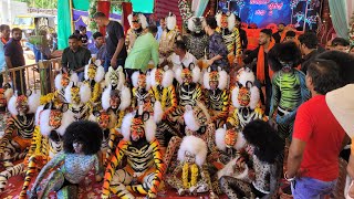 ಟೈಗರ್ ಡ್ಯಾನ್ಸ್ , ಕುರ್ಕಾಲು ಟೈಗರ್ಸ್ 🔥|Tiger Dance by Kurkalu Tigers #tigerdance #ashtami #kurkal