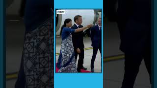 G20 Summit में हिस्सा लेने दिल्ली पहुंचे फ्रांस के राष्ट्रपति इमैनुएल मैक्रॉन