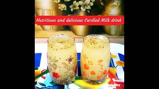 ছানার জলের পানীয় পুষ্টিগুণে ভরপুর | Curdled Milk Water drink| nutritious,rich in Protein #shorts