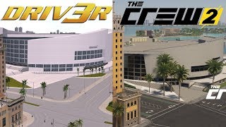 The Crew 2 vs DRIV3R - Miami Comparison