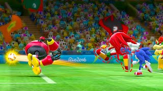 Mario & Sonic at the Rio 2016 Olympic Games Football & Duel Football  Knuckles , Daisy , Jet  Mario