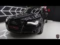 audi a8 interior detailing and headlights restoration