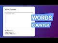 WordPlay: Building a JavaScript Words, Letters, and Spaces Counter | #huxnwebdev