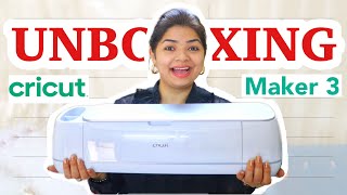 Unboxing the NEW CRICUT MAKER 3 : Be the FIRST to See What's Inside! diywithkanchan