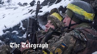 Ukrainian soldiers on front line come under attack | Kharkiv dispatch