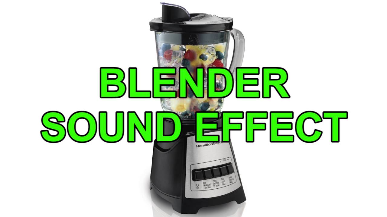 Blender Sound Effect Youtube