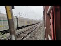 kovai express 12675 journey heavy fog u0026 delayed journey chennai central to erode 2s 1080p