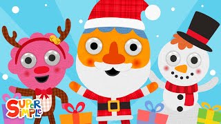 Hello Reindeer, Goodbye Snowman with Noodle & Pals | Kids Christmas Song | Super Simple Songs