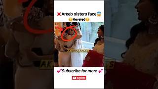 Areeb sisters ❌face revealed 😱 #shorts #sistrology #iqrakanwal #sister #revealed