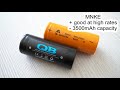 mnke imr 26650 and queen battery qb26650 26650 size li ion cells capacity test