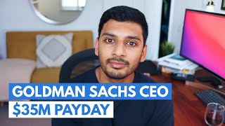 Goldman Sachs’ CEOs $35m Payday... #Shorts