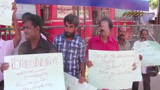 Protest in Jaffna demanding justice for journalist injured by sword attack