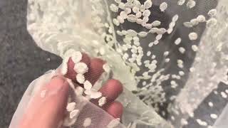 Ivory Embroidered Lace - Gabby