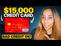 $15,000 Credit Line With No Hard Inquiry Approval! Bad Credit OK ✅