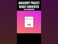 JavaScript Beginner Project | Height Convertor Tutorial #html #css #javascript #webdevelopment #js