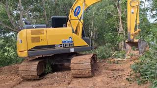 Sumitomo sh130-6 งานเคลียริ่งชุดใหญ่ชมไปบ่นไป excavator