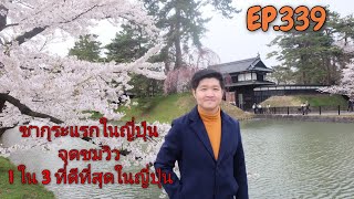 EP.339 ซากุระแรก ใน ญี่ปุ่น 2023 / Hirosaki  Castle 1 ใน 3 จุดที่ชมซากุระ ที่ดีที่สุดในญี่ปุ่น