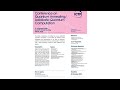 Conference on Quantum Annealing/Adiabatic Quantum Computation | (smr 3474) - Session 3