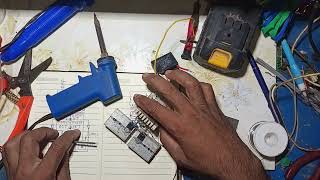 របៀបបង្កើតភ្លើង 12v ទៅ 220v how to make inverter 12v to 220v.