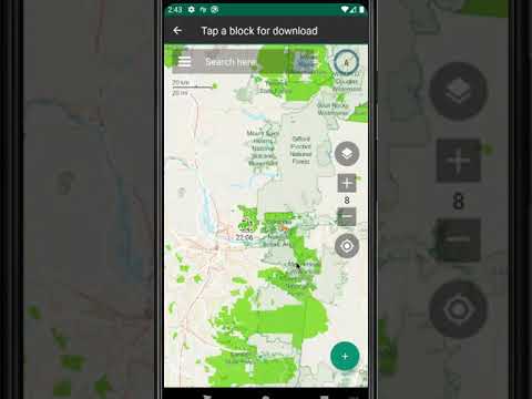 Download Map – Vector Preview BackCountry Navigator XE for Android Tour