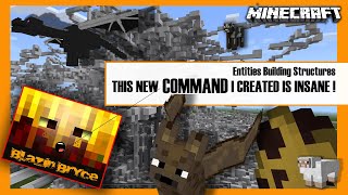 INSANE Minecraft Entities Build Blocks (New Execute Command)