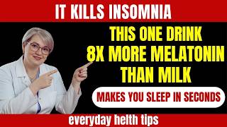 Can't Sleep? Drink This to Fall Asleep in Minutes!