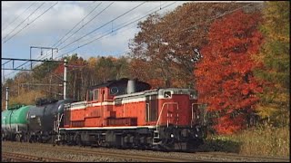 （非HD）紅葉に染まる西の里信号場で