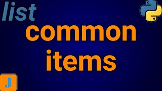 Write A Python Program To Find Common Items From Two Lists