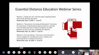 Session 5: World Education: Essential Distance Learning Resources
