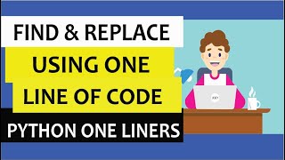 Find and replace in python | replace() method | python one-liners #shorts