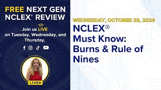 NCLEX® Burns \u0026 Rule of Nines Review