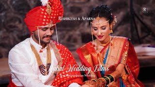 Best Maharashtrian Wedding Films | Rushikesh & Aparna | Wedding Short Film By Rahul Wedding Films