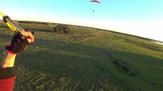 First time Flying the 20m Spyder3 on my Paramotor