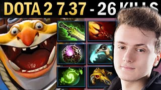 Techies Gameplay Miracle with 26 Kills and Vyse - Dota 7.37