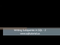 SQL Subqueries Correlated - Queries for Beginners to Advance level 10