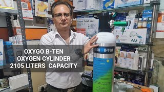 OXYGO B-TEN OXYGEN CYLINDER DEMO