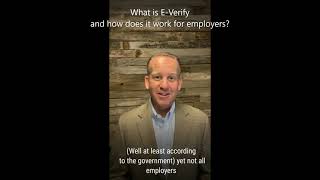 What is E Verify and how does it work for employers