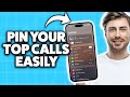 How To Pin Contacts On iPhone 2026 (Step-By-Step Tutorial)