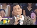 President Duterte talks about his lovelife | GGV