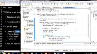 ANDROID TUTORIAL Tab Layout Tutorial