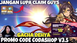 Promo Code Codashop - Hoki Banget GACHA DEHYA - Genshin Impact v3.5