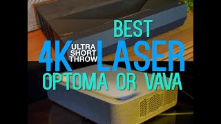Optoma P1 (UHZ65UST) vs VAVA 4K Projector | Which 4K Laser Ultra Short Throw Projector is Best?